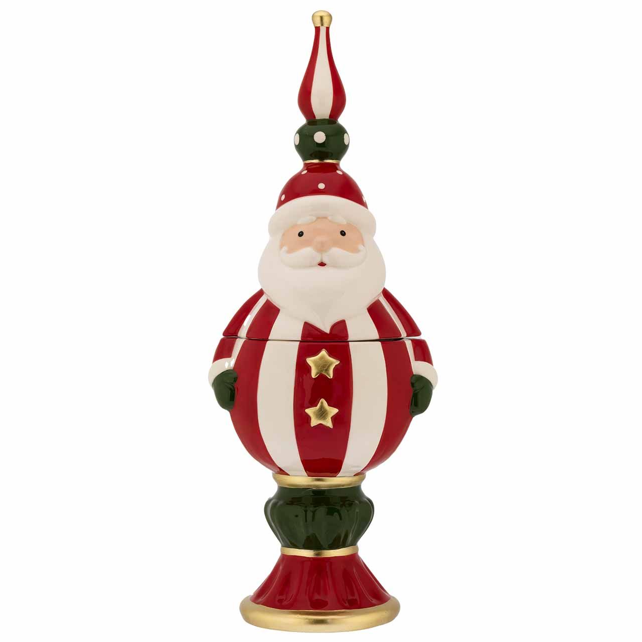 PUNTALE PORTADOLCI CON BABBO NATALE H. 47